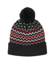 Port Authority Alpine Pom Beanie C991 - Image 7