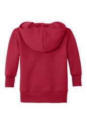 Port & Co Infant Core Fleece Full-Zip Hooded Sweatshirt. CAR78IZH - Image 5