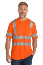 CornerStone ANSI 107 Class 3 Mesh Tee. CS202 - Image 3