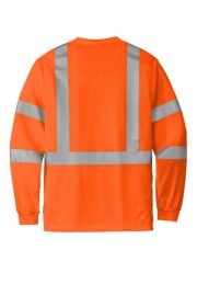 CornerStone ANSI 107 Class 3 Mesh Long Sleeve Tee. CS203 - Image 6