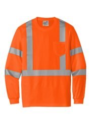 CornerStone ANSI 107 Class 3 Mesh Long Sleeve Tee. CS203 - Image 5