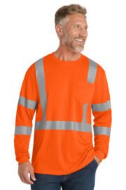 CornerStone ANSI 107 Class 3 Mesh Long Sleeve Tee. CS203