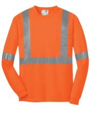 CornerStone ANSI 107 Class 2 Long Sleeve Safety T-Shirt. CS401LS - Image 5