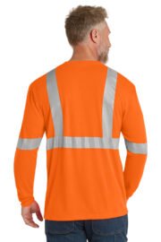 CornerStone ANSI 107 Class 2 Long Sleeve Safety T-Shirt. CS401LS - Image 4