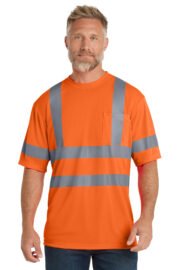 CornerStone - ANSI 107 Class 3 Short Sleeve Snag-Resistant Reflective T-Shirt. CS408 - Image 2