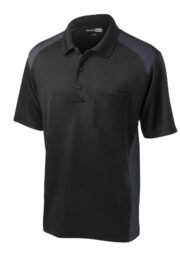 CornerStone Select Snag-Proof Two Way Colorblock Pocket Polo. CS416 - Image 4