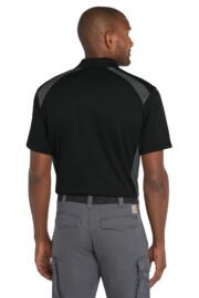 CornerStone Select Snag-Proof Two Way Colorblock Pocket Polo. CS416 - Image 3