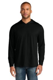 CornerStone Workwear Pro Long Sleeve Hooded Tee CS440LSH - Image 2