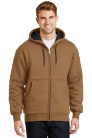 CornerStone - Heavyweight Full-Zip Hooded Sweatshirt with Thermal Lining. CS620 - Image 3