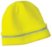 CornerStone - Enhanced Visibility Beanie with Reflective Stripe. CS800 - Image 5