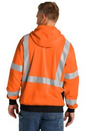 CornerStone A107 Class 3 Heavy-Duty Fleece Full-Zip Hoodie CSF300 - Image 4