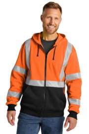 CornerStone A107 Class 3 Heavy-Duty Fleece Full-Zip Hoodie CSF300 - Image 3