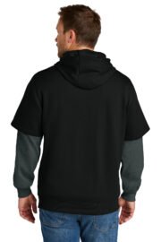 CornerStone Tough Fleece Layered Hoodie CSF632 - Image 3