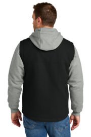 CornerStone Duck Fleece Full-Zip Hooded Jacket CSJ42 - Image 3