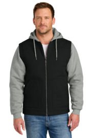 CornerStone Duck Fleece Full-Zip Hooded Jacket CSJ42 - Image 2