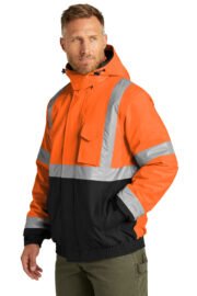 CornerStone ANSI 107 Class 3 Economy Waterproof Insulated Bomber Jacket CSJ500 - Image 2