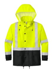 CornerStone ANSI 107 Class 3 Rain Jacket CSJ504 - Image 4