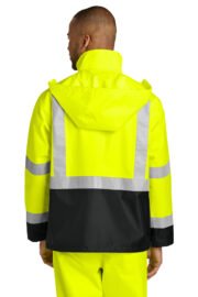 CornerStone ANSI 107 Class 3 Rain Jacket CSJ504 - Image 3
