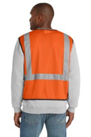 CornerStone ANSI 107 Class 2 Economy Mesh One-Pocket Vest. CSV100 - Image 4