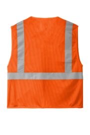 CornerStone ANSI 107 Class 2 Economy Mesh Zippered Vest. CSV101 - Image 6