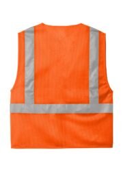 CornerStone ANSI 107 Class 2 Mesh Zippered Vest. CSV102 - Image 6