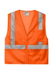 CornerStone ANSI 107 Class 2 Mesh Zippered Vest. CSV102 - Image 5