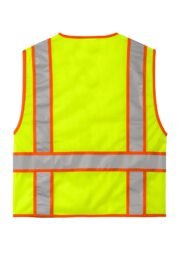 CornerStone ANSI 107 Class 2 Mesh Zippered Two-Tone Vest. CSV103 - Image 6