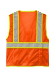 CornerStone ANSI 107 Class 2 Surveyor Zippered Two-Tone Vest. CSV105 - Image 6