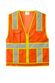 CornerStone ANSI 107 Class 2 Surveyor Zippered Two-Tone Vest. CSV105 - Image 5