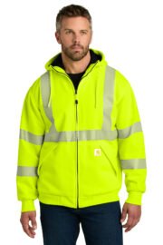 Carhartt ANSI 107 Class 3 Lined Full-Zip Sweatshirt CT104988 - Image 2