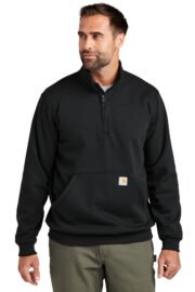 Carhartt Midweight 1/4-Zip Mock Neck Sweatshirt CT105294 - Image 2