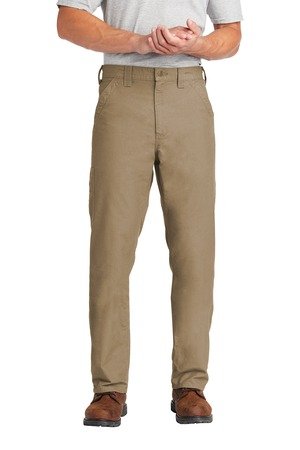 CTB151_darkkhaki_model_front_102018 Carhartt Canvas Work Dungaree. CTB151 - Image 1