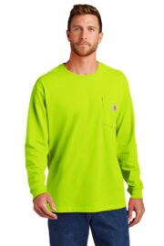 Carhartt Workwear Pocket Long Sleeve T-Shirt. CTK126 - Image 9