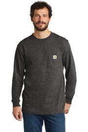 Carhartt Workwear Pocket Long Sleeve T-Shirt. CTK126 - Image 11