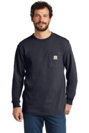 Carhartt Workwear Pocket Long Sleeve T-Shirt. CTK126 - Image 13