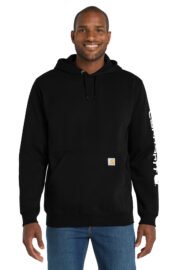 Carhartt Midweight Hooded Logo Sweatshirt CTK288 - Image 3