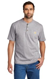 Carhartt Short Sleeve Henley T-Shirt CTK84 - Image 10