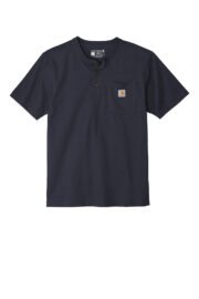 Carhartt Short Sleeve Henley T-Shirt CTK84 - Image 5