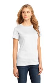 District Women's Perfect Weight Tee. DM104L - Image 2