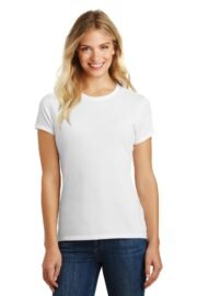 District Women's Perfect Blend CVC Tee. DM108L - Image 3