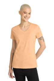 District - Women's Perfect Weight V-Neck Tee. DM1170L - Image 7