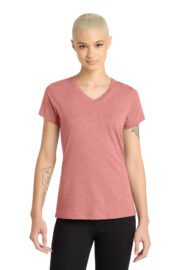 District Women's Perfect Blend CVC V-Neck Tee. DM1190L - Image 9