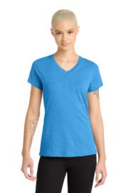 District Women's Perfect Blend CVC V-Neck Tee. DM1190L - Image 14