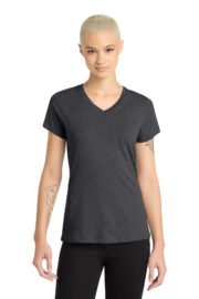 District Women's Perfect Blend CVC V-Neck Tee. DM1190L - Image 15