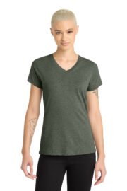 District Women's Perfect Blend CVC V-Neck Tee. DM1190L - Image 19