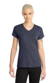 District Women's Perfect Blend CVC V-Neck Tee. DM1190L - Image 18