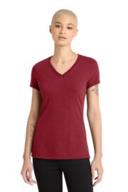 District Women's Perfect Blend CVC V-Neck Tee. DM1190L - Image 26