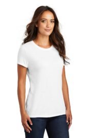 District Women's Perfect Tri Tee. DM130L - Image 2