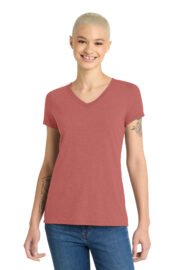 District Women's Perfect Tri V-Neck Tee. DM1350L - Image 10