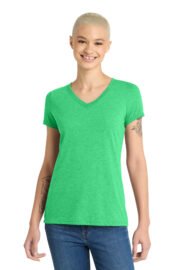 District Women's Perfect Tri V-Neck Tee. DM1350L - Image 13